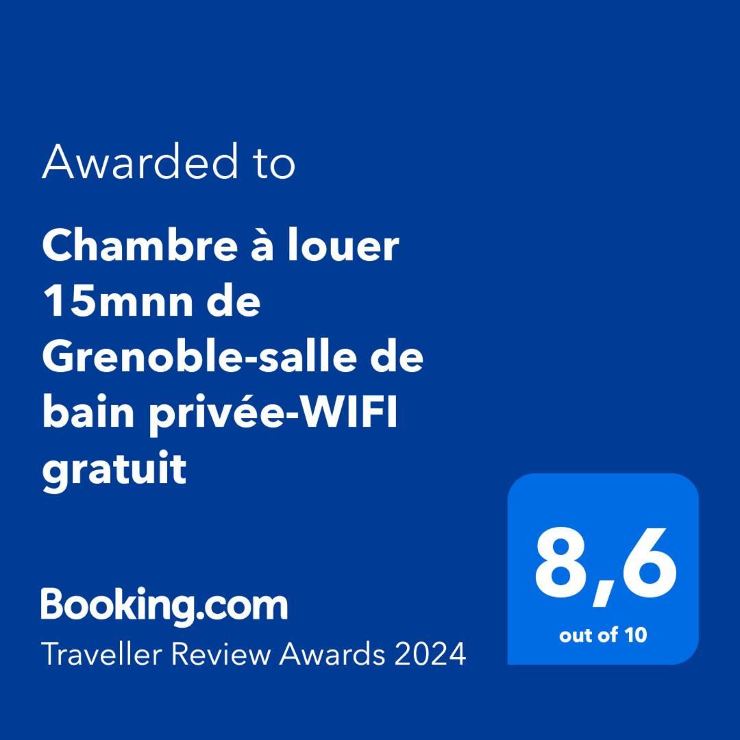 Chambre A Louer 15Mnn De Grenoble-Salle De Bain Privee-Wifi Gratuit Fontanil-Cornillon Eksteriør billede